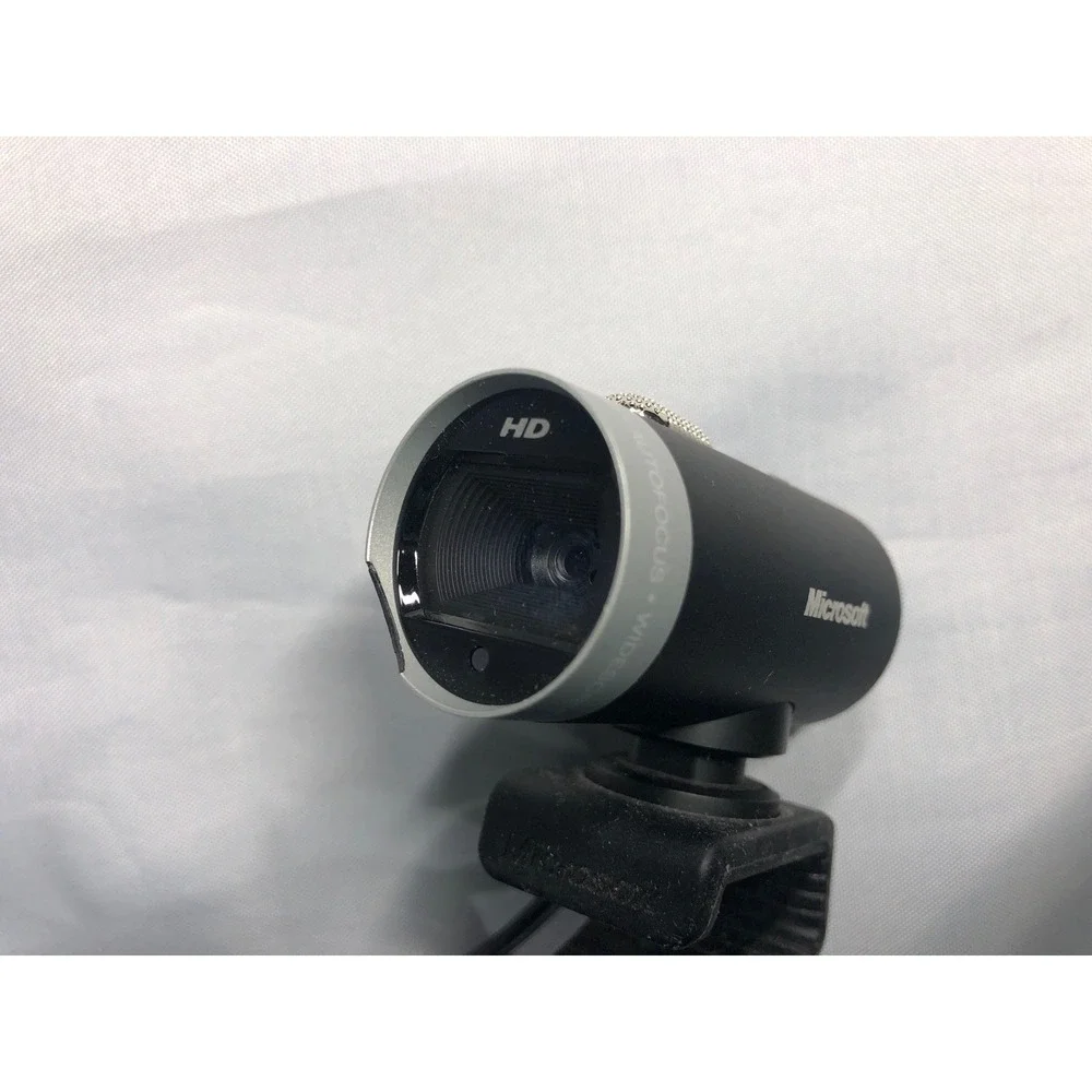 Microsoft LifeCam 1393 - Cinema HD Webcam, Black - X821404001 - Preowned